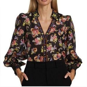 Alice + Olivia Floral Top Small